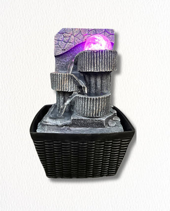 3 Pillar Water Fountain with Crystal Ball - getTohfa.