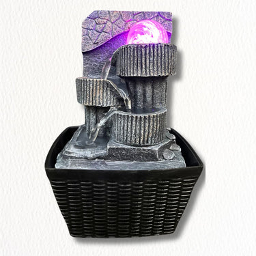 3 Pillar Water Fountain with Crystal Ball - getTohfa.