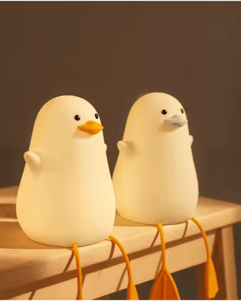 Adorable Duck LED Night Light – Soft Silicone Touch Lamp - getTohfa.