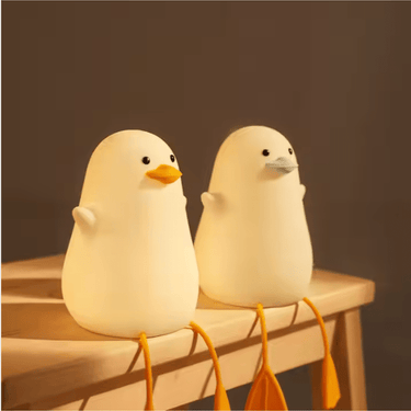 Adorable Duck LED Night Light – Soft Silicone Touch Lamp - getTohfa.