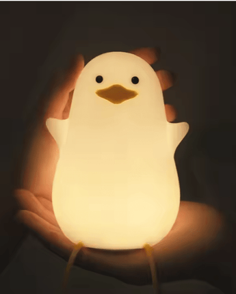 Adorable Duck LED Night Light – Soft Silicone Touch Lamp - getTohfa.