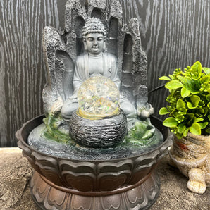 Buddha Zen Fountain with Natural Surroundings | Gautam Buddha Water Fountain - getTohfa.