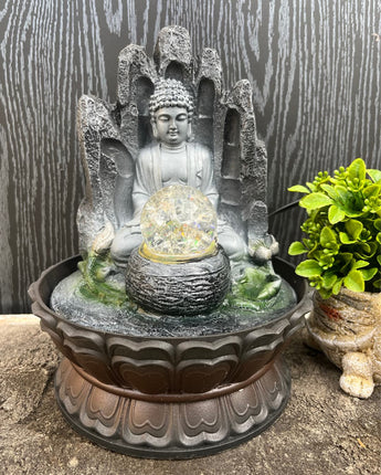 Buddha Zen Fountain with Natural Surroundings | Gautam Buddha Water Fountain - getTohfa.