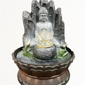 Buddha Zen Fountain with Natural Surroundings | Gautam Buddha Water Fountain - getTohfa.