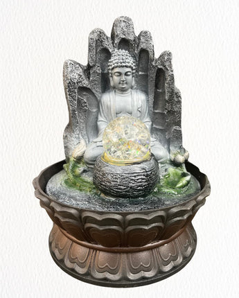 Buddha Zen Fountain with Natural Surroundings | Gautam Buddha Water Fountain - getTohfa.