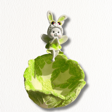 Charming Bunny Fairy Cabbage Decor - getTohfa.