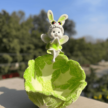 Charming Bunny Fairy Cabbage Decor - getTohfa.