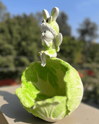 Charming Bunny Fairy Cabbage Decor - getTohfa.