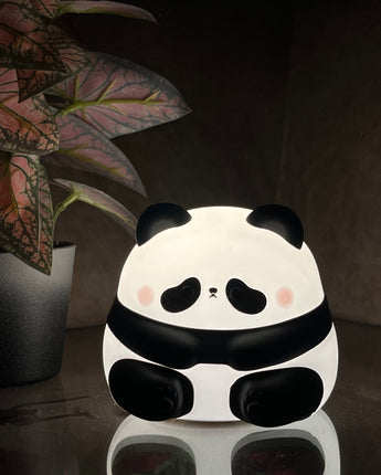Cute Sitting Panda Silicone Night Lamp – Soft, Adorable & Rechargeable - getTohfa.