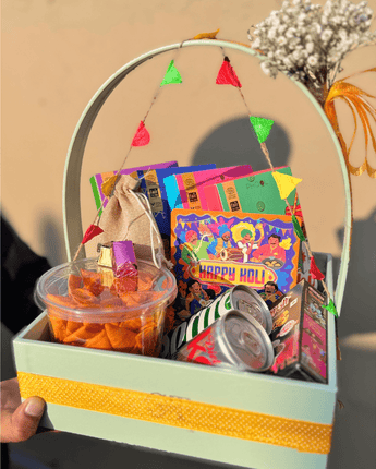 Holi Luxury Basket – Celebrate in Style with Premium Delights - getTohfa.