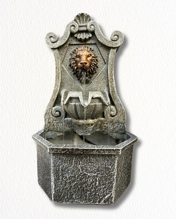 Lion Head Wall Fountain with Single Spout - Lion Face Water Fountain - getTohfa.