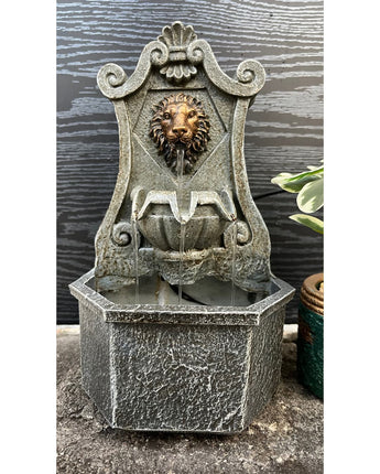 Lion Head Wall Fountain with Single Spout - Lion Face Water Fountain - getTohfa.