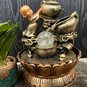 Monk Kettle Water Fountain - getTohfa.