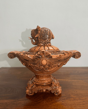 Ornate Elephant Decor Bowl – Stunning Indian Home Accent - getTohfa.