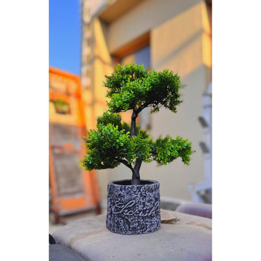 Serene Bonsai Bliss – Artificial Bonsai Tree Planter - getTohfa.