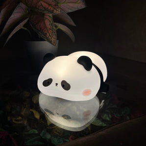 Sleeping Panda Silicone Night Lamp – Soft, Adorable & Rechargeable - getTohfa.