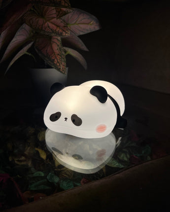 Sleeping Panda Silicone Night Lamp – Soft, Adorable & Rechargeable - getTohfa.