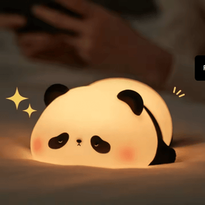 Sleeping Panda Silicone Night Lamp – Soft, Adorable & Rechargeable - getTohfa.