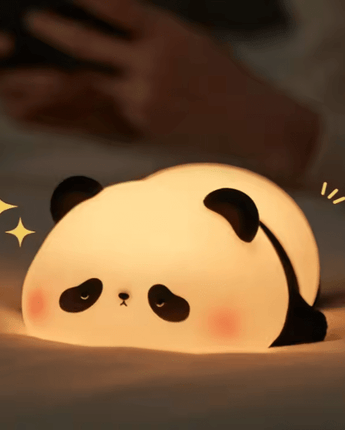 Sleeping Panda Silicone Night Lamp – Soft, Adorable & Rechargeable - getTohfa.