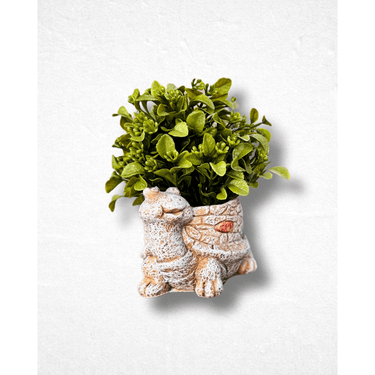 Tortoise Vase Artificial Planter – Unique Home & Office Décor - getTohfa.